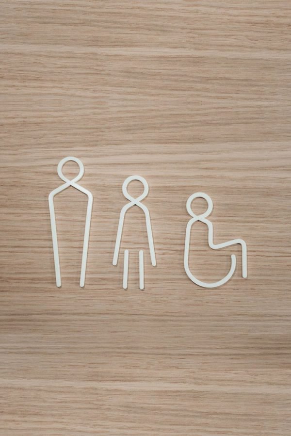 señales wc baño